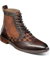 Stacy Adams Men's Finnegan Wingtip Lace-up Boot In Multi