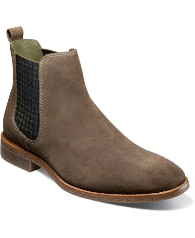 Stacy Adams Men's Gabriel Plain Toe Chelsea Boots In Mushroom