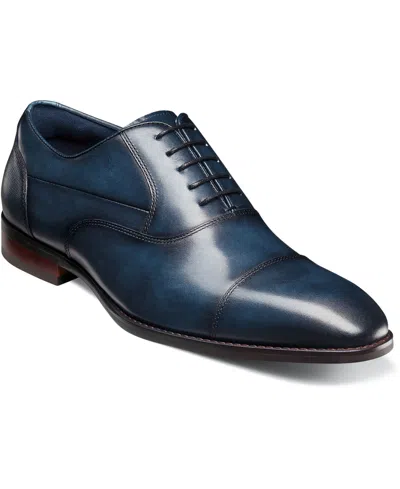 Stacy Adams Men's Kallum Cap-toe Oxford Dress Shoe In Navy