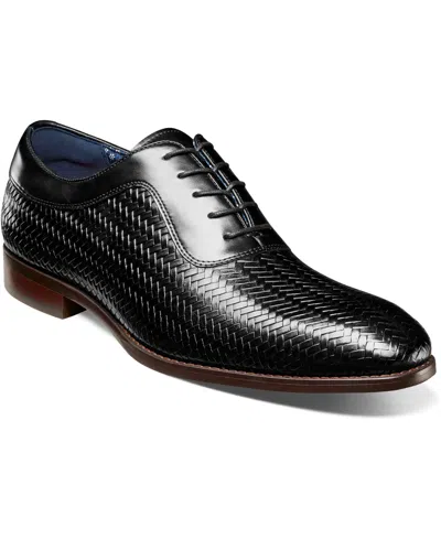 Stacy Adams Men's Keating Plain Toe Lace Shoe In Black