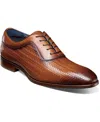 Stacy Adams Men's Keating Plain Toe Lace Shoe In Tan