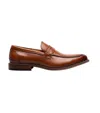 Stacy Adams Men's Marlowe Algonquin Moc Toe Slip On Shoes In Cognac In Green