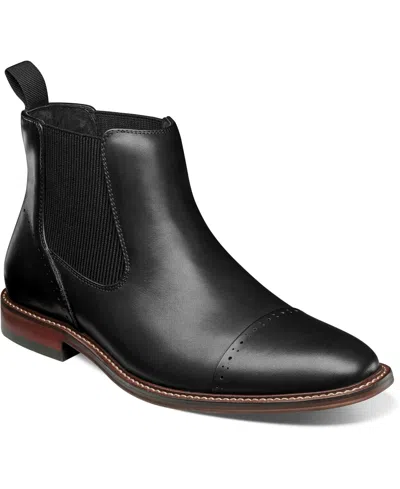 Stacy Adams Men's Maury Cap Toe Chelsea Boots In Black