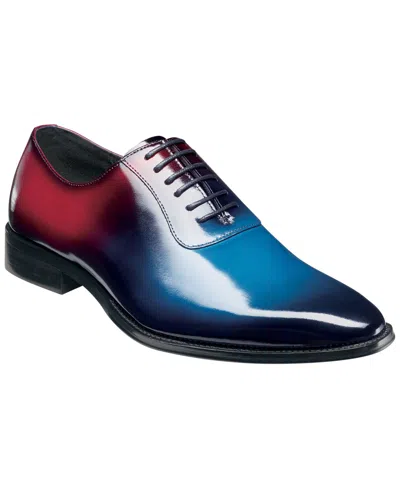 Stacy Adams Men's Shaffer Plain-toe Memory-foam Oxfords In Blue