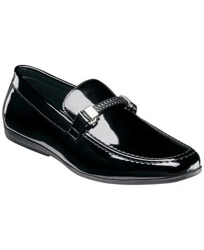 Stacy Adams Men's Sheridan Round-toe Bit Slip-on Shoes In Black
