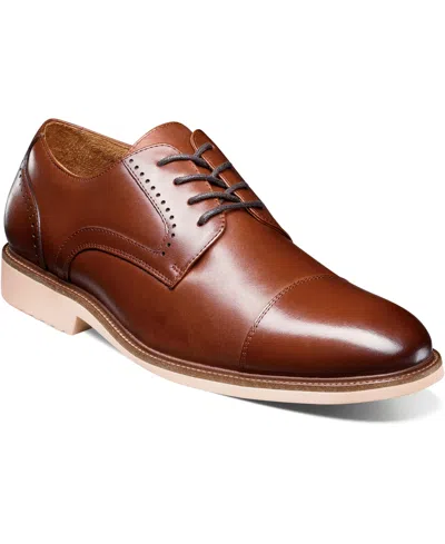 Stacy Adams Men's Wesbridge Cap Toe Lace Shoe In Chocolate