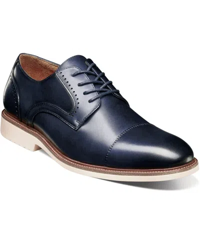 Stacy Adams Men's Wesbridge Cap Toe Lace Shoe In Navy