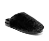 Stacy Adams Montecito Scuff Slippers Mens Black Faux Fur Slip-on Jobb1587 In Black