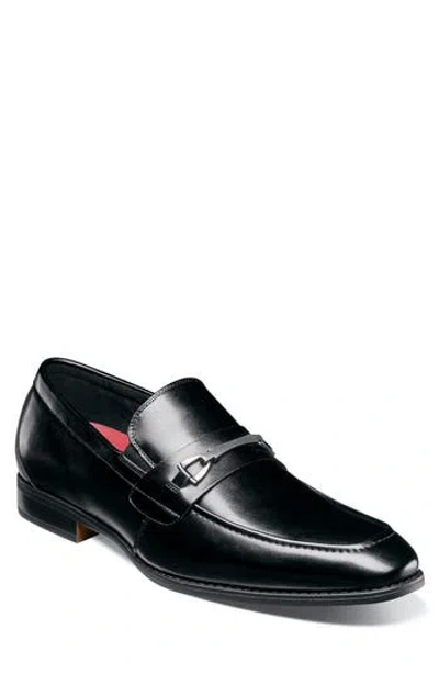 Stacy Adams Novak Moc Toe Slip-on In Black