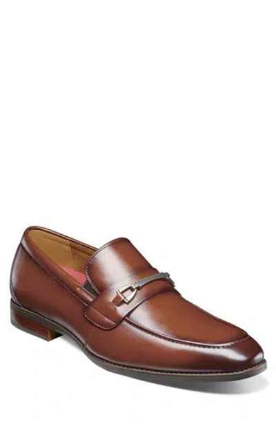 Stacy Adams Novak Moc Toe Slip-on In Cognac