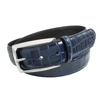Stacy Adams Ozzie 34mm Mens Belt In Blue