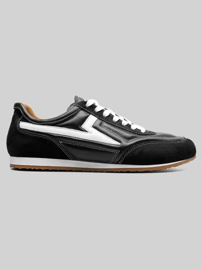 Stacy Adams Patent Action 150 Sneakers In Black