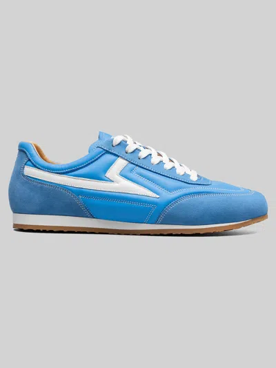 Stacy Adams Patent Action 150 Sneakers In Blue