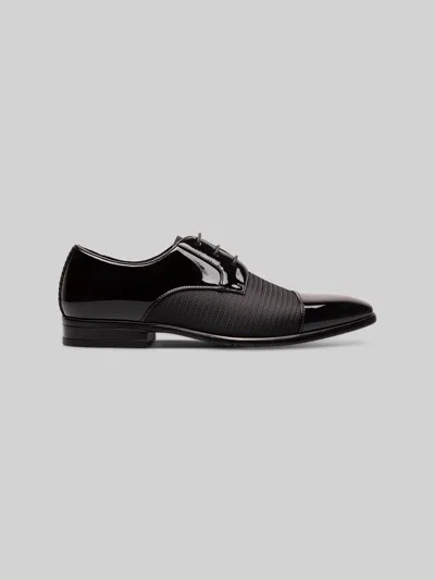 Stacy Adams Pharaoh Patent Cap Toe Lace-up Formal Oxfords In Black