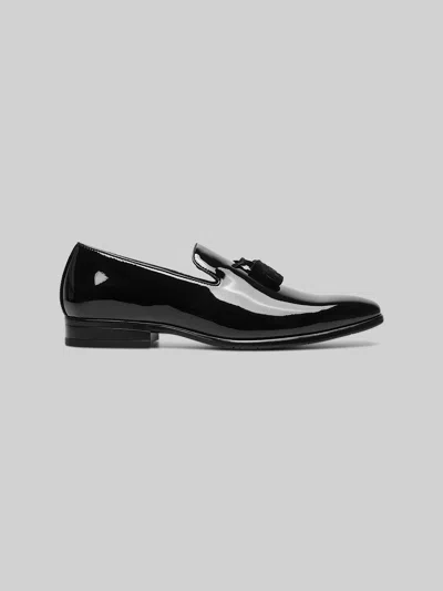 Stacy Adams Phoenix Patent Tassel Plain Toe Formal Loafers In Black