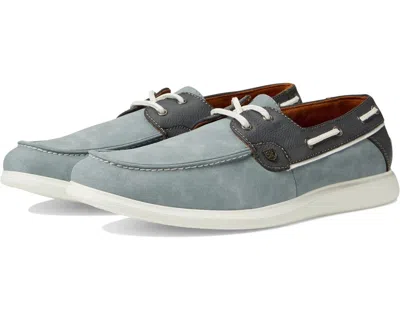 Stacy Adams Reid Men's Light Blue Moc Toe Comfort Casual Boat Shoe Jobb1577