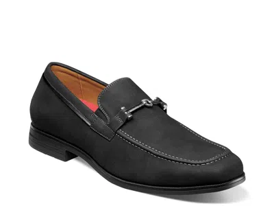 Stacy Adams Richardson Moc Toe Slip-on In Black