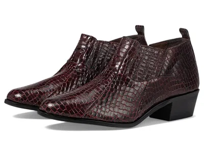 Stacy Adams Sandoval Heeled Boot In Burgundy