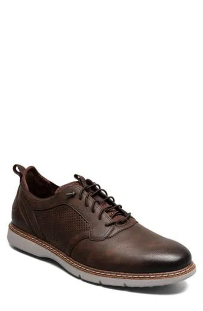 Stacy Adams Score Plain Toe Derby In Brown Crazyhorse