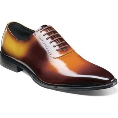 Stacy Adams Shaffer Plain Toe Oxford In Brown