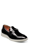 Stacy Adams Slayton Moc Toe Loafer In Black Patent