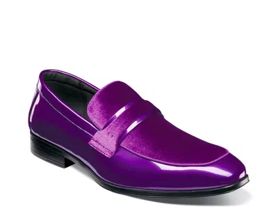 Stacy Adams Spratley Loafer In Purple