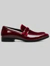 Stacy Adams Spratley Saddle Loafer In Burgundy