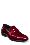 Stacy Adams Spratley Saddle Loafer In Burgundy