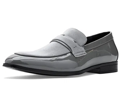 Stacy Adams Spratley Saddle Slip-on In Gray