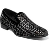Stacy Adams Stallford Rhinestone Venetian Slip-on Loafer In Black Multi