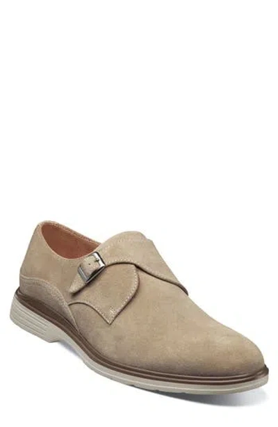 Stacy Adams Taylen Monk Shoe In Brown