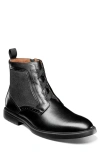 Stacy Adams Thompson Elastic Lace Boot In Black