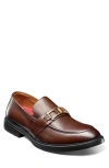 Stacy Adams Todridge Apron Toe Bit Loafer In Brown