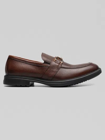 Stacy Adams Todridge Moc Toe Bit Loafers In Brown