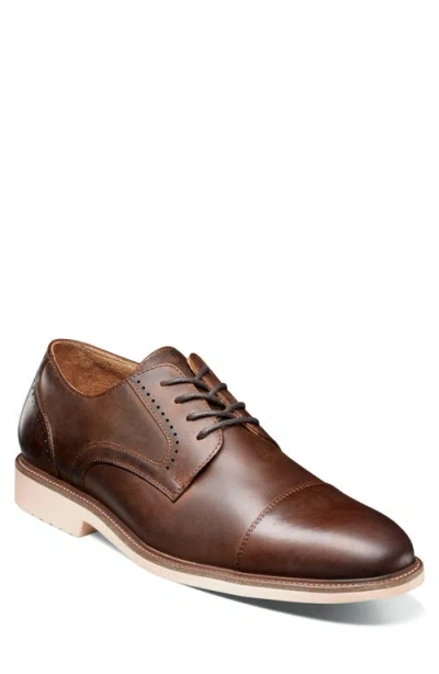 Stacy Adams Wesbridge Cap Toe Derby In Brown
