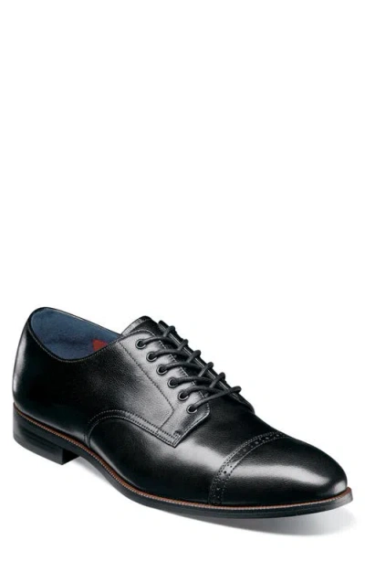 Stacy Adams William Cap Toe Oxford In Black