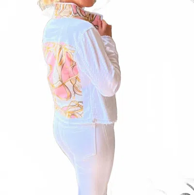 Stacy Bradley Most Comfortable Denim Jacket In White