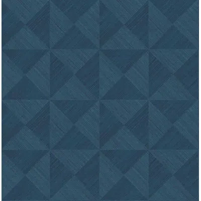 Stacy Garcia Home 18' L X 20.5" W Peel And Stick Wallpaper Roll In Denim Blue