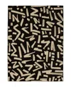 Stacy Garcia Home Foundation Arlo 8' X 11' Area Rug In Black,tan