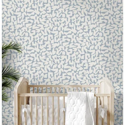 Stacy Garcia Home Graphic Geo Peel And Stick Wallpaper In Blue