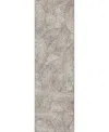 Stacy Garcia Home Rendition Olympia 2'4x7'10 Runner Area Rug In Gray