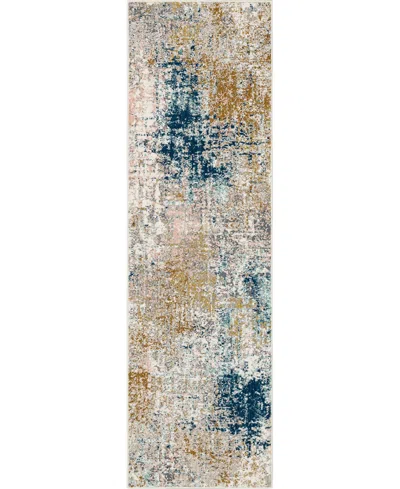 Stacy Garcia Home Rendition Zelig 2'4x7'10 Runner Area Rug In Gray