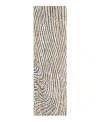 Stacy Garcia Rendition Zeus Runner Area Rug, 2'4 X 7'10 In Charcoal