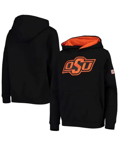 Stadium Athletic Kids' Big Boys Black Oklahoma State Cowboys Big Logo Pullover Hoodie