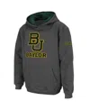 Stadium Athletic Big Boys Charcoal Baylor Bears Big Logo Pullover Hoodie In Charcoal
