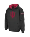 Stadium Athletic Big Boys Indiana Hoosiers Big Logo Pullover Hoodie In Charcoal