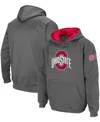 Stadium Athletic Youth Boys Charcoal Ohio State Buckeyes Big Logo Pullover Hoodie In Charcoal