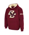 Stadium Athletic Youth  Maroon Boston College Eagles Big Logo Pullover Hoodie In Maroon