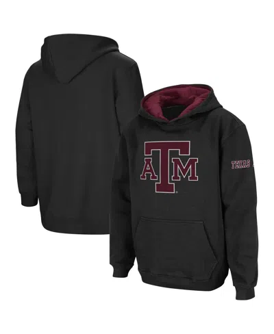 Stadium Athletic Kids' Big Boys Texas A&m Aggies Big Logo Pullover Hoodie In Black