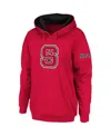 Stadium Athletic Women's  Red Nc State Wolfpack Big Logo Pullover Hoodie In Red